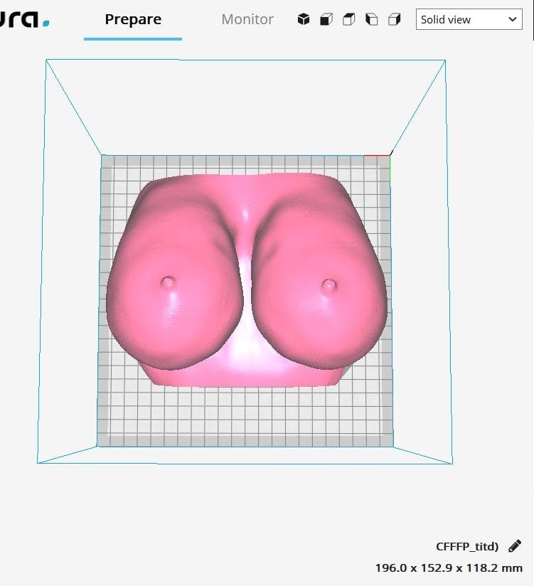 titjob sex toy masturbator. STL File for Cults