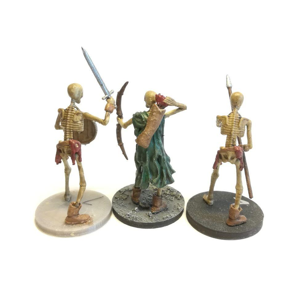 🎲 Sekeltons - 32mm D&amp;D Miniatures・ STL File for 3D printing・Cults