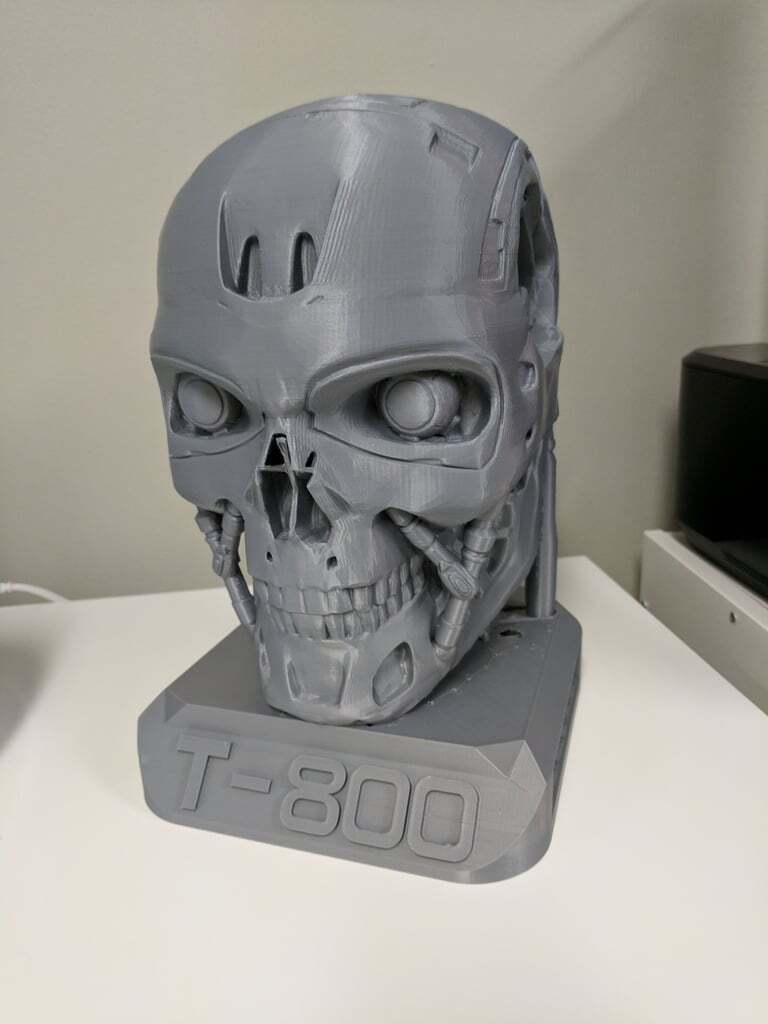 T800 Smooth Terminator Endoskull Printable WithBase (not ExoSkull)