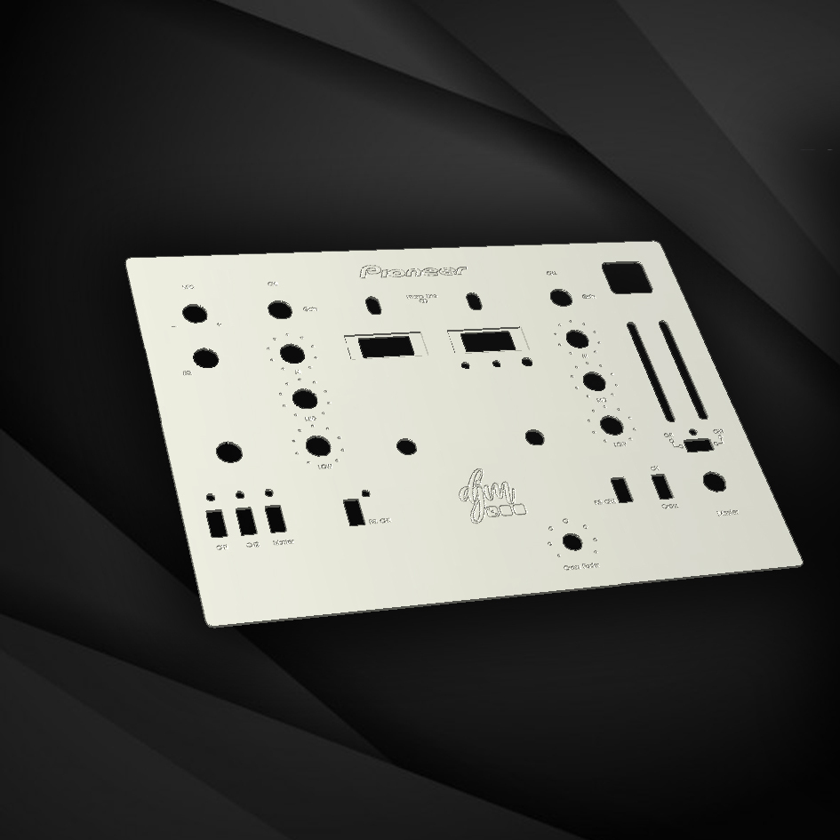 📱 Faceplate Frontpanel Pioneer DJM300 Rotary Kit・ 3D File for