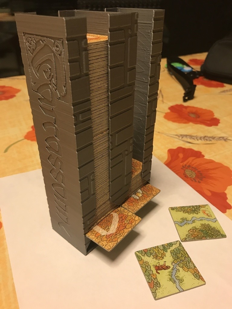 Free STL file Carcassonne double tile tower 🎲・3D printing design to