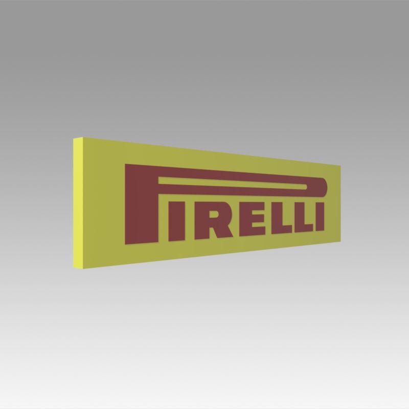 Archivo STL Logotipo de Pirelli 👗 (OBJ)・Modelo de impresora 3D para ...
