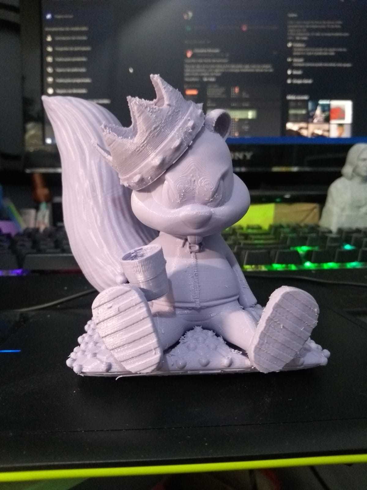 STL file Conker the squirrel 👽 ・3D print design to download・Cults