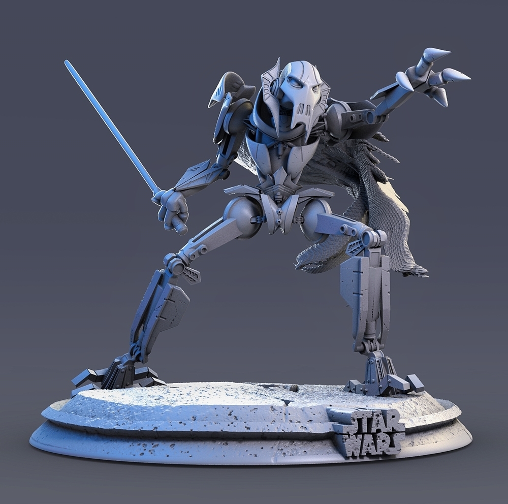 3D file General Grievous Star Wars ⭐ ・3D printing model to download・Cults