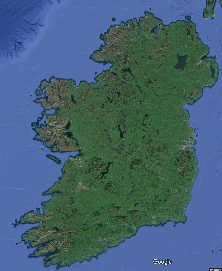 🇮🇪 Ireland Map・Free STL File for ・Cults