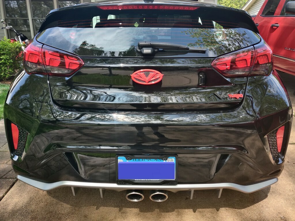 Veloster Back Archivo 3D gratis Insignia trasera Veloster Gen 2 🚗 ・Objeto de ...