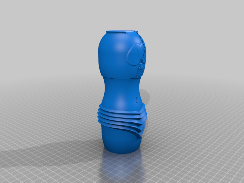 marina (splatoon) T-Shell Onahole basic and ATFree STL File for Cults
