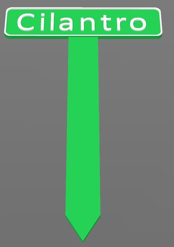 🌿 Customizable Plant Label・Free SCAD File for ・Cults