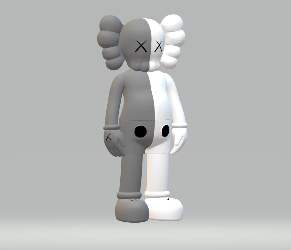 🎨 kaws figure・ 3MF File for ・Cults
