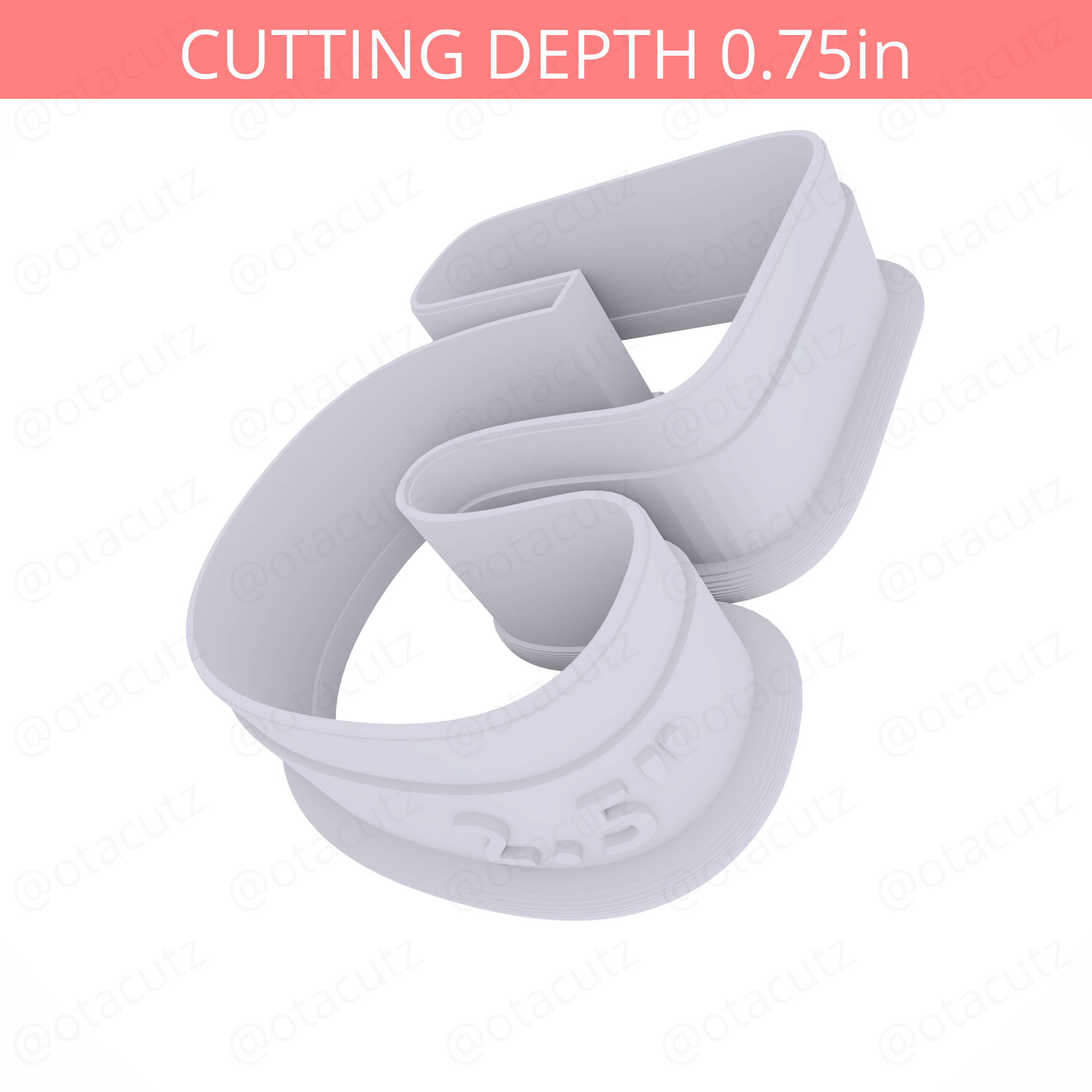 STL file Number Five Cookie Cutter 2.5in / 6.4cm 🍪 ・3D print object to ...