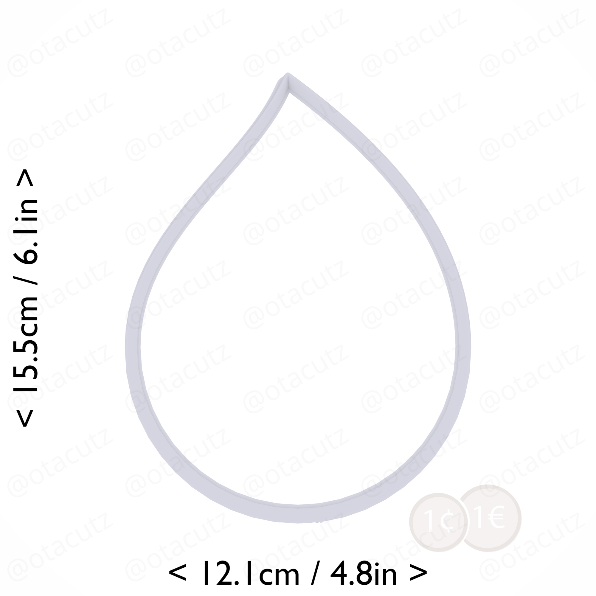 STL File Drop Cookie Cutter 5 75in 14 6cm 3D Print Design To stl-file-drop-cookie-cutter-5-75in-14-6cm-3d-print-design-to