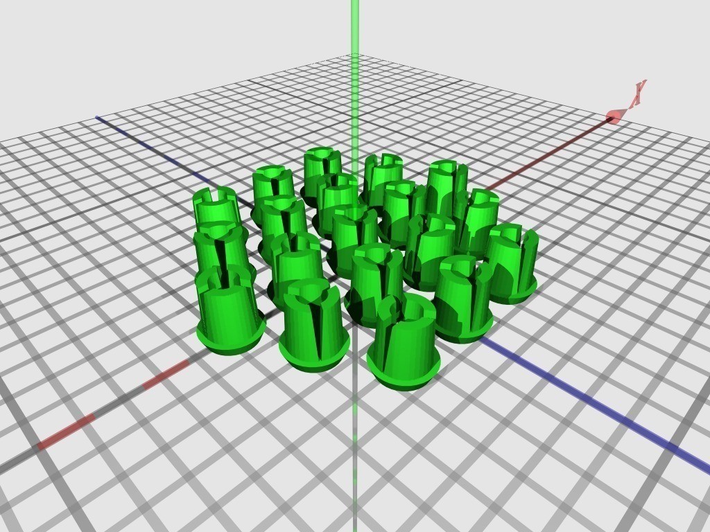 Model_3_of_4_-_19_Plugs_display_large_display_large.jpg Ein Dodekaeder-Lautsprecher für Desktop-Drucker