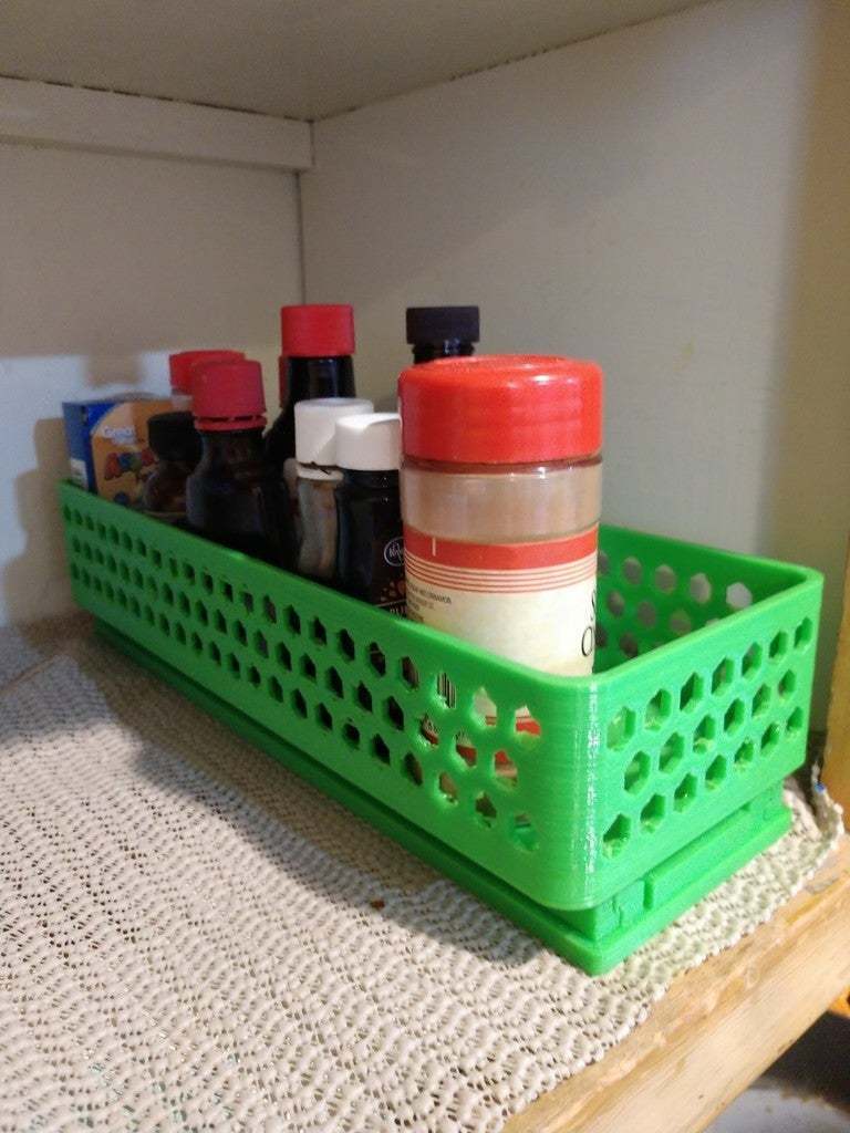 💯 Sliding Spice Rack 100・Free STL File for ・Cults