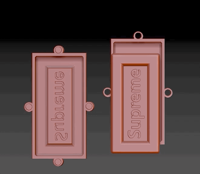 🧱 Supreme Clay Brick mold・ STL File for ・Cults