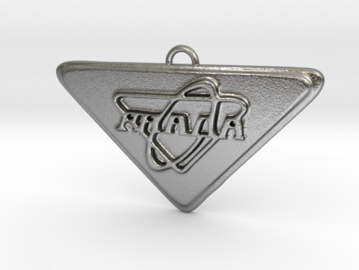🗝️ Prada logo keyring・ STL File for ・Cults