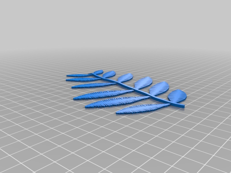 Free 3D file flower leaves and stem wall art 💐 ・3D print design to ...