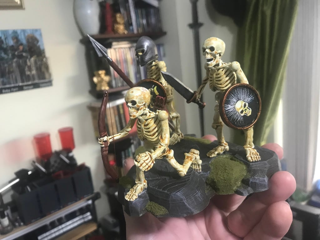 Skeleton Warriors with Longbows x 10 Poses