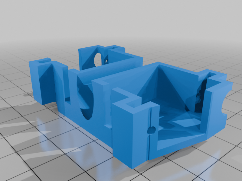 SG92R servo mount for Marvel Legends Ironman Helmet Motorization 3D model