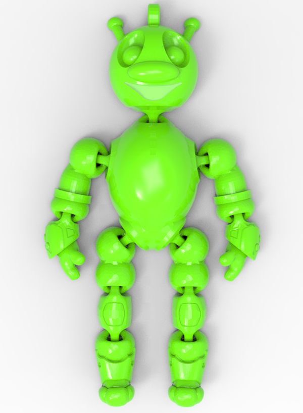 Free STL file articulated puppets V1 and V1bis 👨‍🎨 ・3D printing design ...