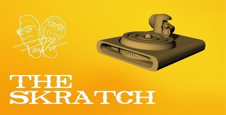 🎨 THE SKRATCH - Mini Turntable for Scratching・Fichier STL Gratuit pour ...