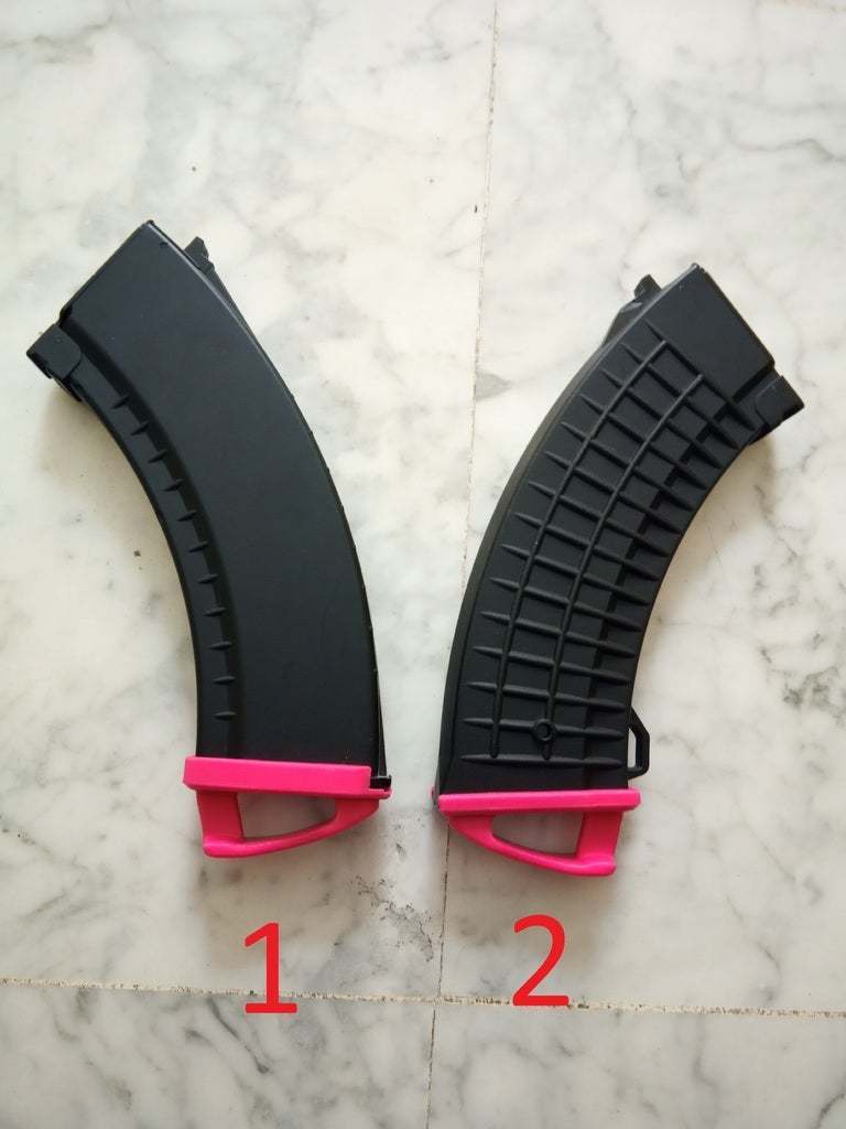Free STL file Airsoft AK midcap magazines high speed floor plate 🔫 ・3D