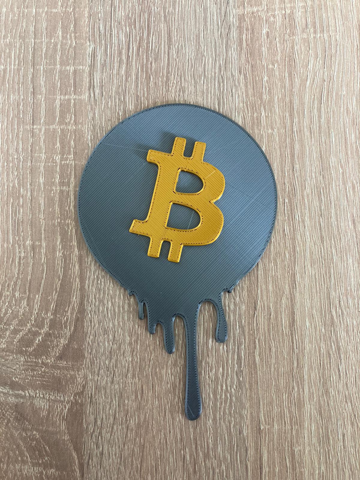 🪙 Bitcoin en chute libre・Fichier STL pour ・Cults