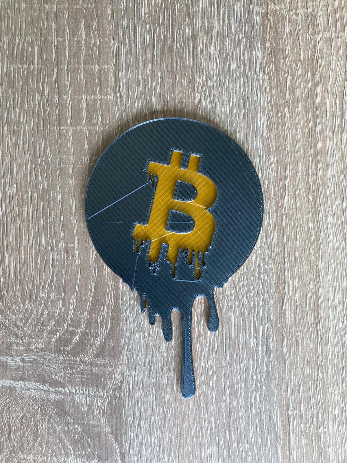 🪙 Bitcoin en chute libre・Fichier STL pour ・Cults