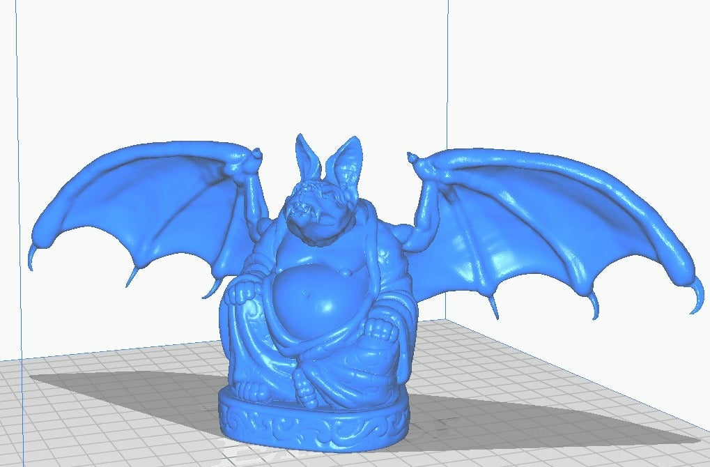 Free STL file Vampire Bat Buddha w/wings (Animal Collection) 🧛 ・3D ...