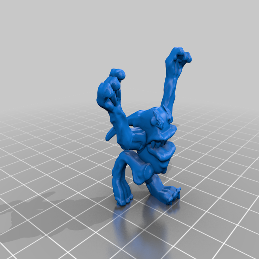 Free STL file Blue Meanie Demons 🎨・Design to download and 3D print・Cults