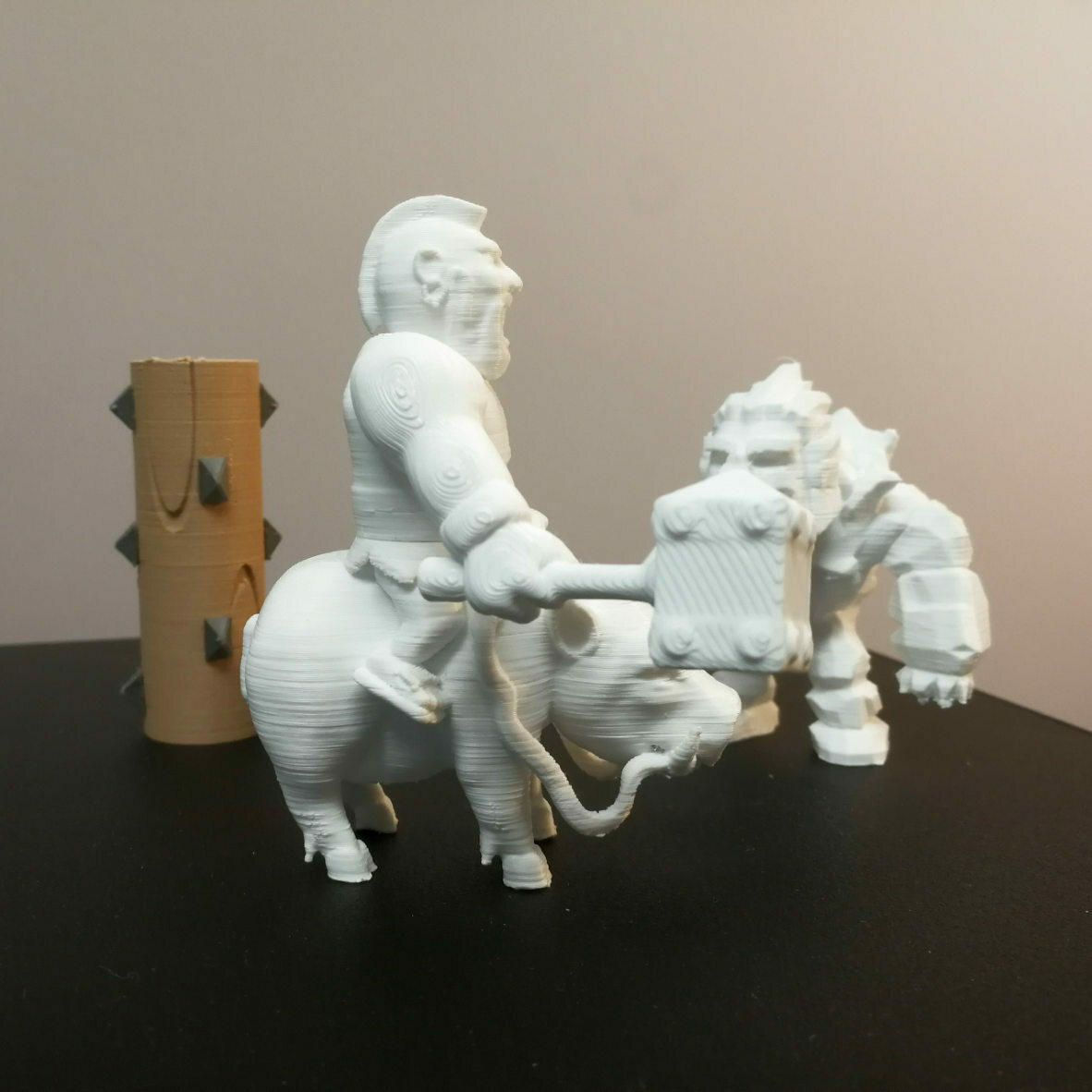 3D printing Hog Rider Clash of Royale • made with Creality CR10 V3・Cults