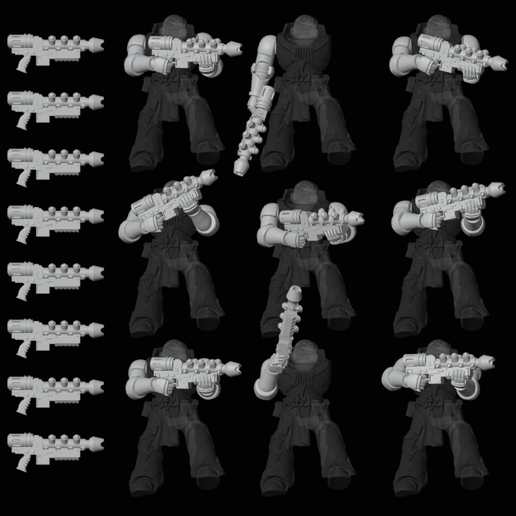 🔫 [928545] Gravitation Gun FOR NEW HERESY BOYS・ 3D File for 3D printing ...