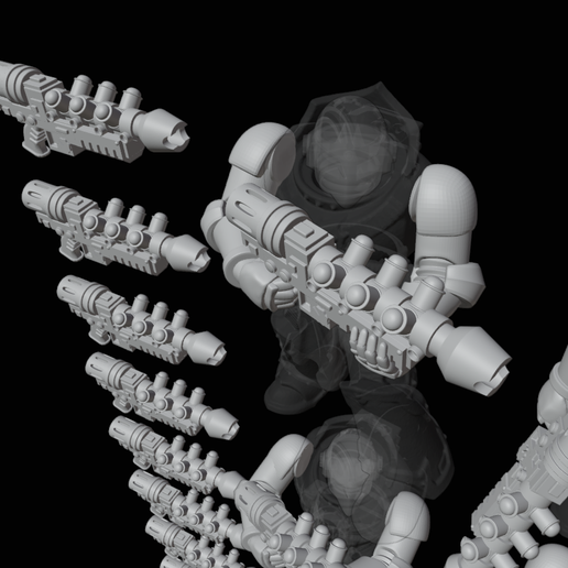 🔫 [928545] Gravitation Gun FOR NEW HERESY BOYS・ 3D File for 3D printing ...