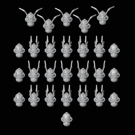🆕 [140975] Spooky Lords Of Midnight HELMETS FOR NEW HERESY・ 3D File for ...