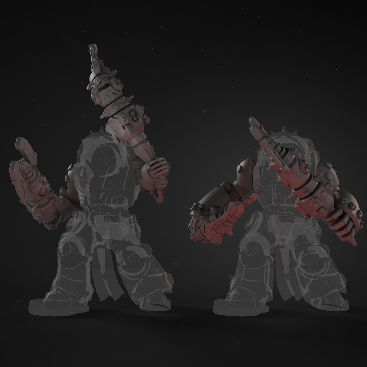 🦸 [795063] Thick marine armed with his beacon・Free 3D File for 3D ...