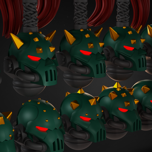🆕 [787373] Heresy Sons Helmets for new Heresy・ 3D File for 3D printing ...