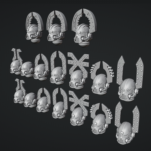 🔥 [821174] Kill Maim Burn helmets FOR NEW HERESY・ 3D File for 3D ...