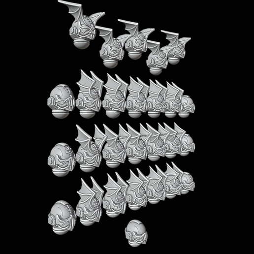 🆕 [140975] Spooky Lords Of Midnight HELMETS FOR NEW HERESY・ 3D File for ...