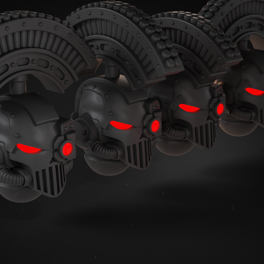 ⚔️ [259059] Irony warriors helmets collection for new heresy・ 3D File ...