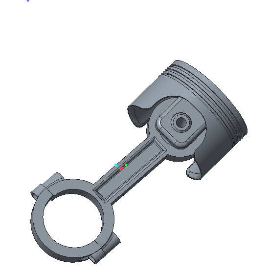 3D file Piston and Connecting Rod 🔧 ・3D printable model to download・Cults