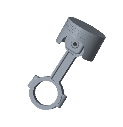 3D file Piston and Connecting Rod 🔧 ・3D printable model to download・Cults