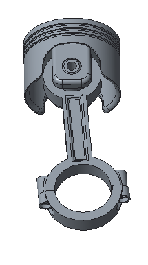 3D file Piston and Connecting Rod 🔧 ・3D printable model to download・Cults