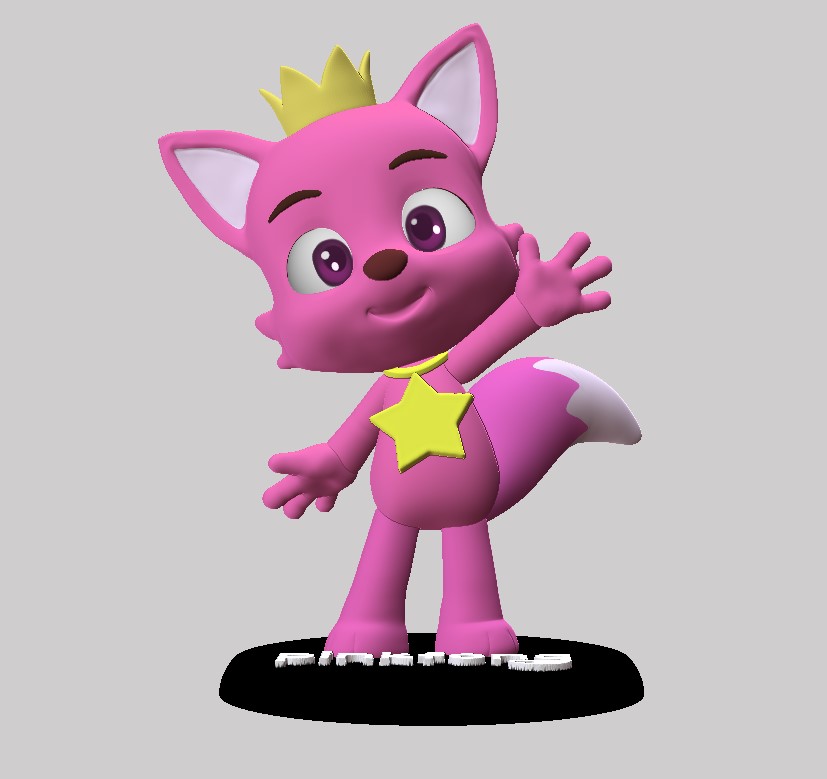 🎨 Pinkfong Fan art・ STL File for ・Cults