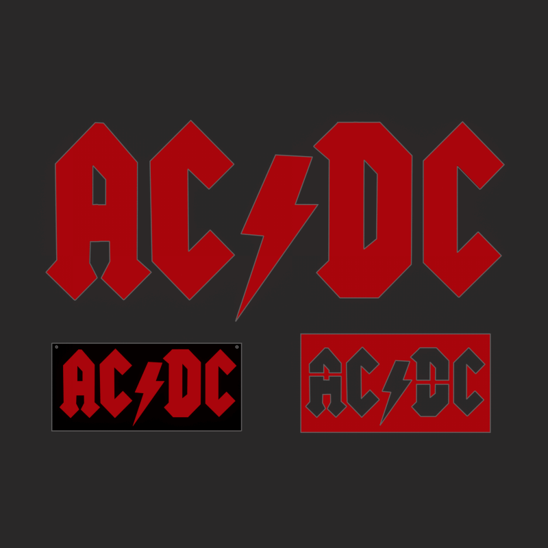 STL file ACDC STENCIL AND BAND LOGO 🪨 ・3D printable model to download・Cults