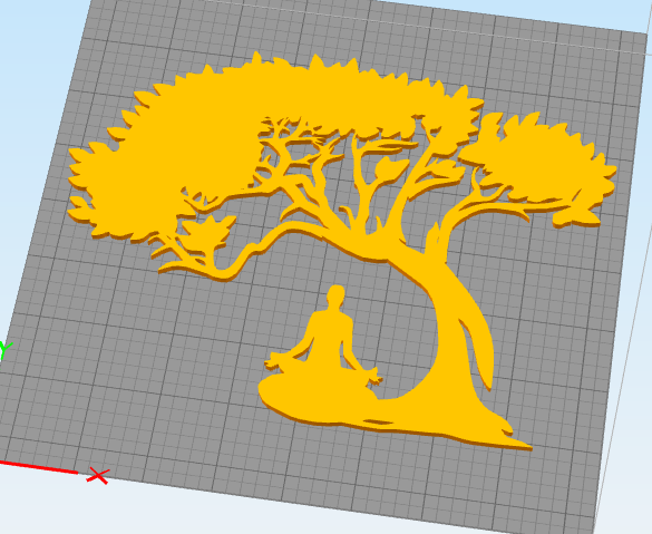 STL file wall decor meditation 👩 ・3D printer model to download・Cults
