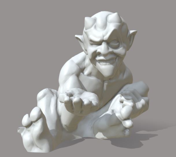 STL file Devil Devil Gothic 😈 ・3D printable model to download・Cults