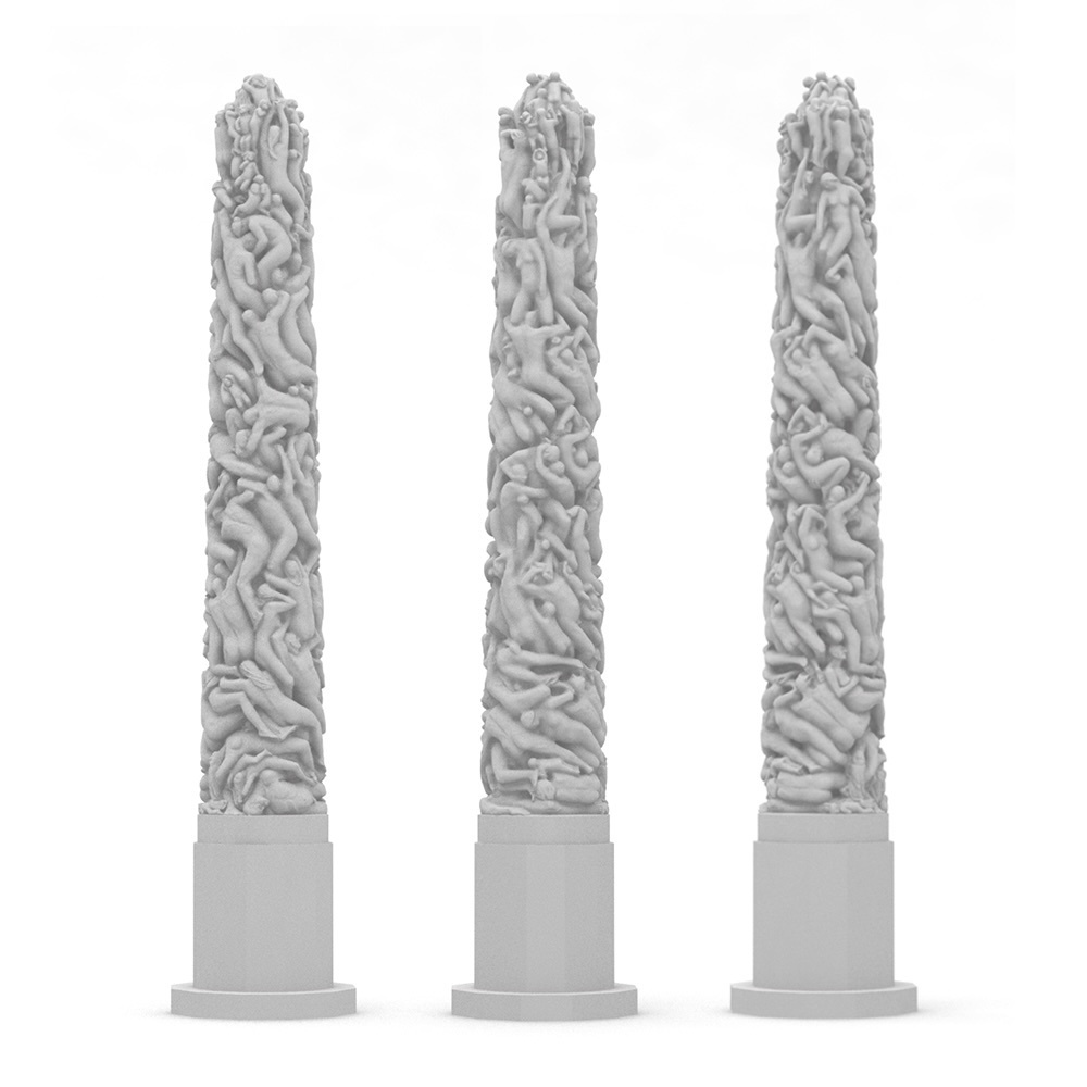 🇳🇴 Vigeland - The Monolith (1929-1942)・Free STL File for ・Cults