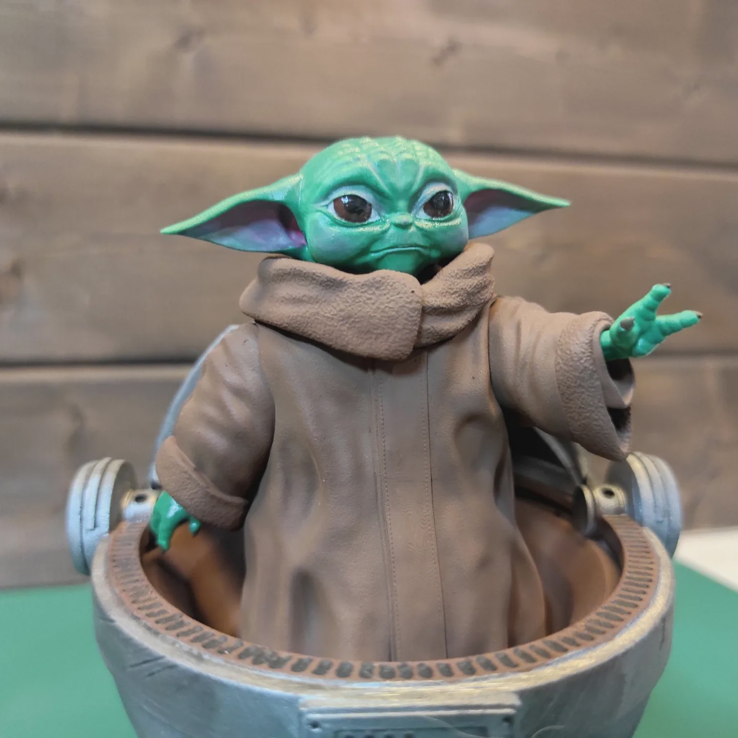 Работа Мандалорианец Грогу, напечатанная в формате 3D • Сделано на 3D ...