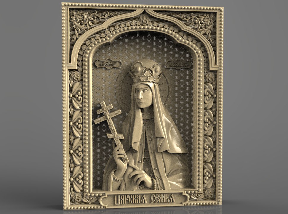 icon 13.jpg Religiöser Rahmen cnc Art Router Symbol