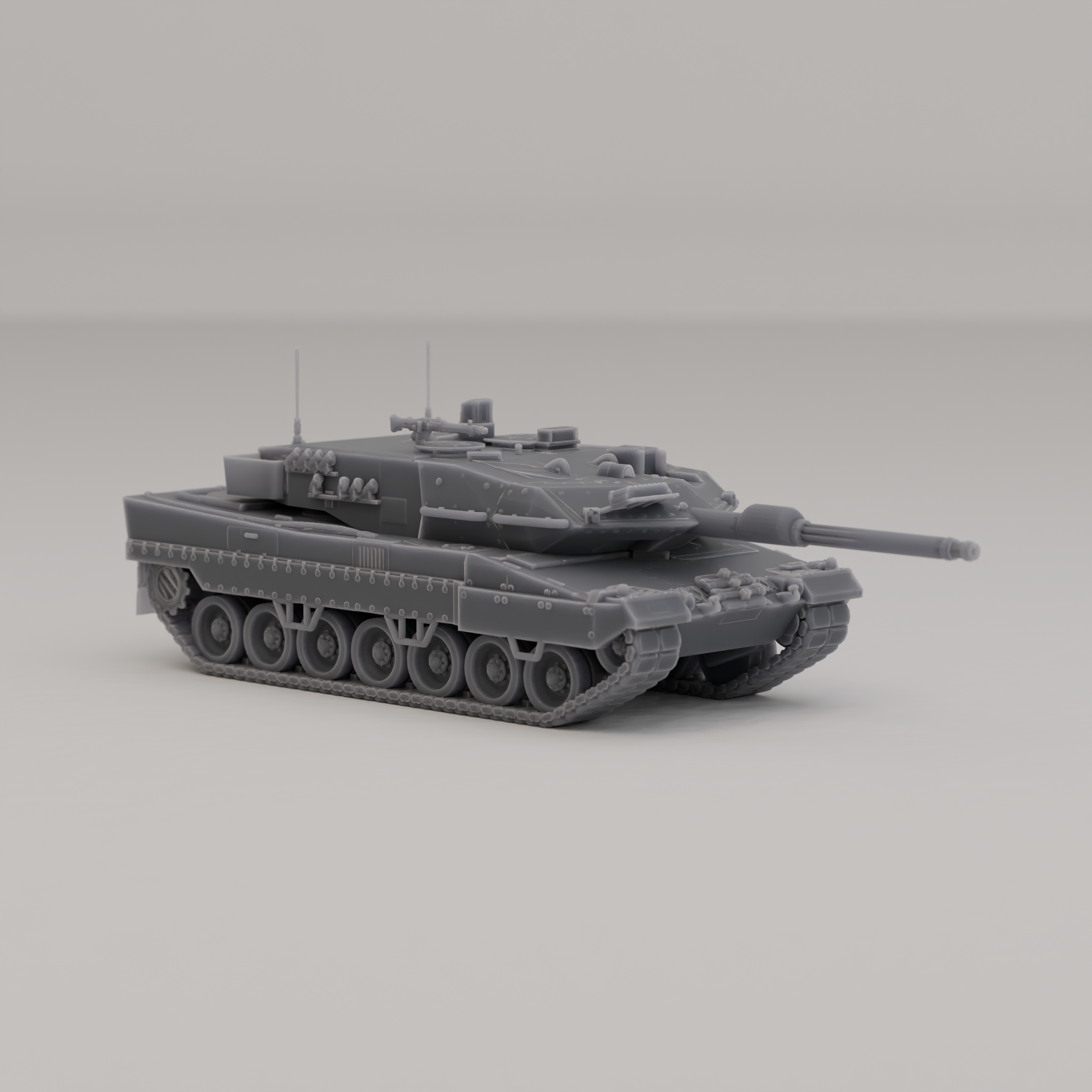 🐆 Leopard 2A6 | MBT | 德国 (~2005)・文件用于 免费 3D 三维打印・Cults