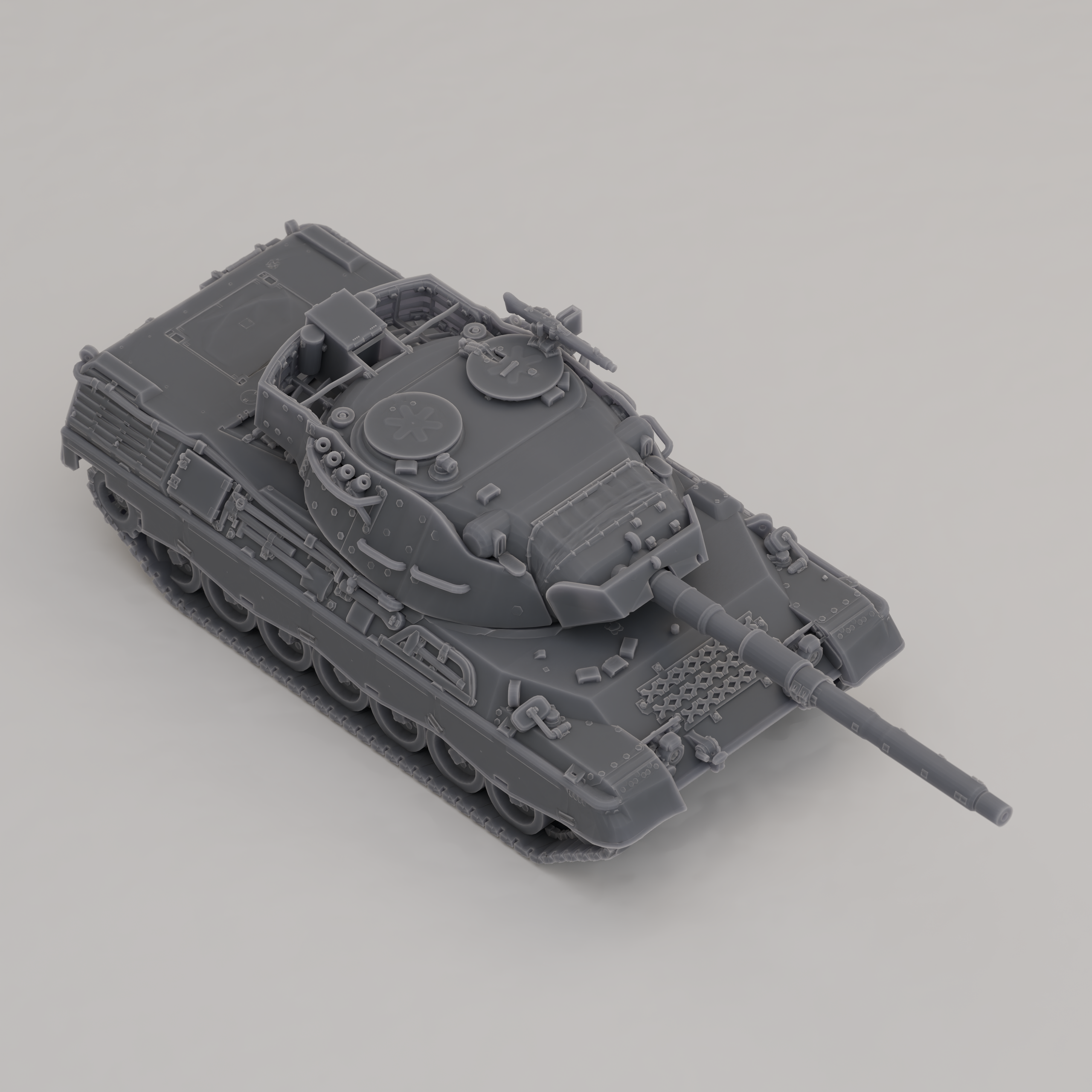 🐆 Leopard 1A1 (MBT, Germany, Cold War, 1970)・Free 3D File for 3D